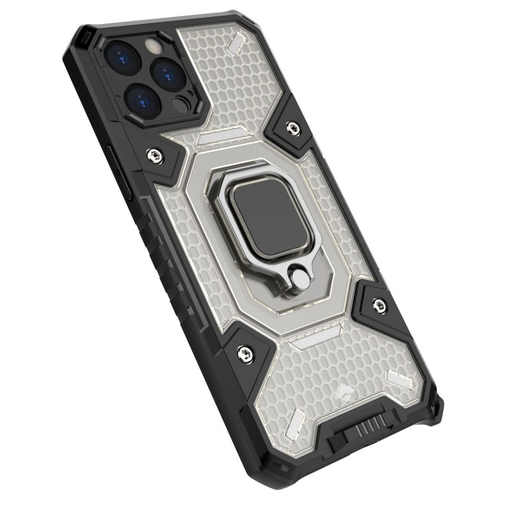 For iPhone 12 Pro Space PC+TPU Ring Holder Protective Case