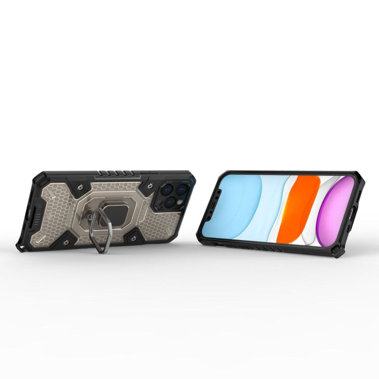 For iPhone 12 Pro Space PC+TPU Ring Holder Protective Case