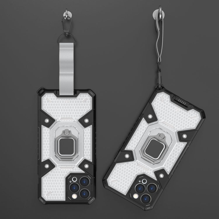 For iPhone 12 Pro Max Space PC+TPU Ring Holder Protective Case