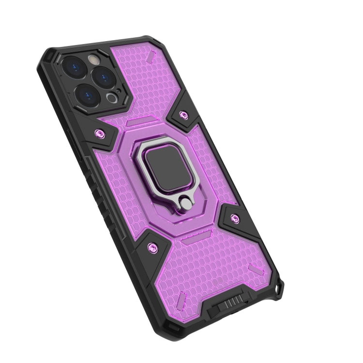 For iPhone 12 Pro Max Space PC+TPU Ring Holder Protective Case
