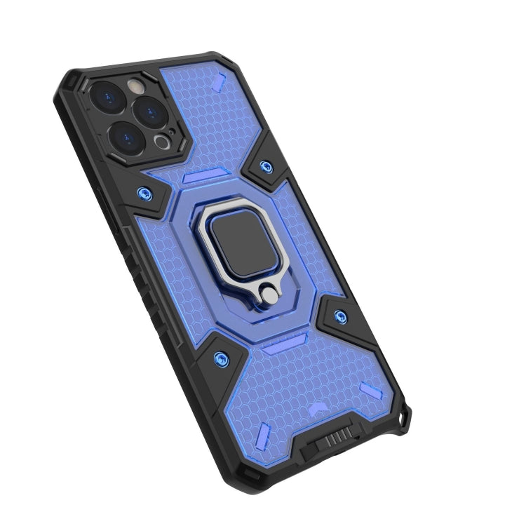 For iPhone 12 Pro Max Space PC+TPU Ring Holder Protective Case