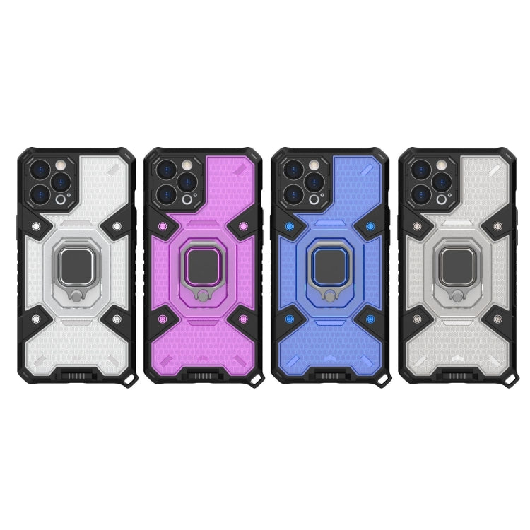 For iPhone 12 Pro Max Space PC+TPU Ring Holder Protective Case