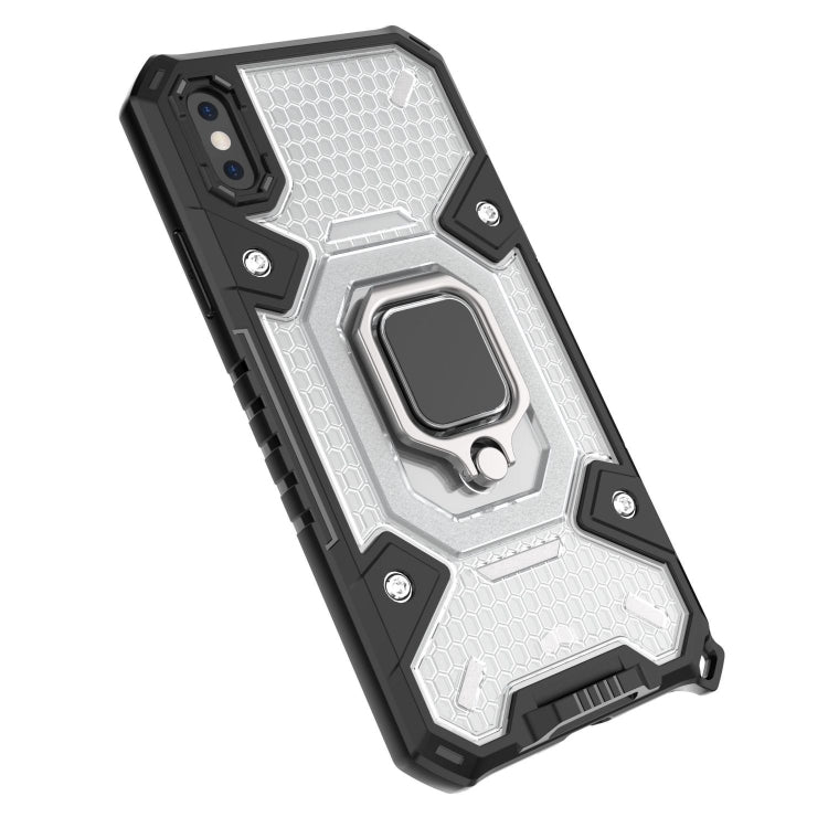 For iPhone X Space PC+TPU Ring Holder Protective Case