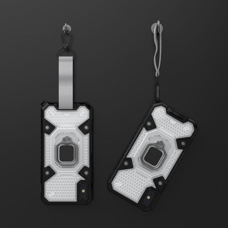 For iPhone X Space PC+TPU Ring Holder Protective Case
