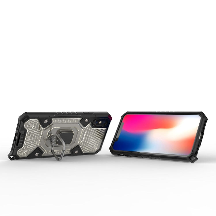 For iPhone X Space PC+TPU Ring Holder Protective Case