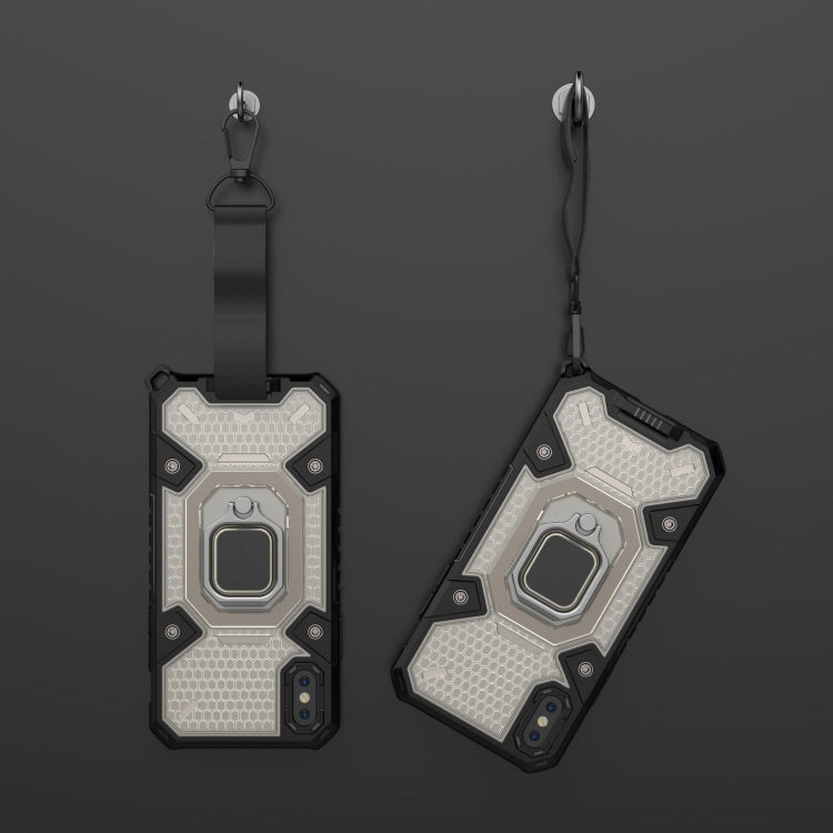 For iPhone X Space PC+TPU Ring Holder Protective Case