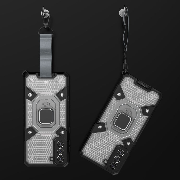 For Samsung Galaxy S21+ 5G Space PC+TPU Ring Holder Protective Case