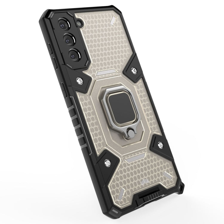 For Samsung Galaxy S21+ 5G Space PC+TPU Ring Holder Protective Case