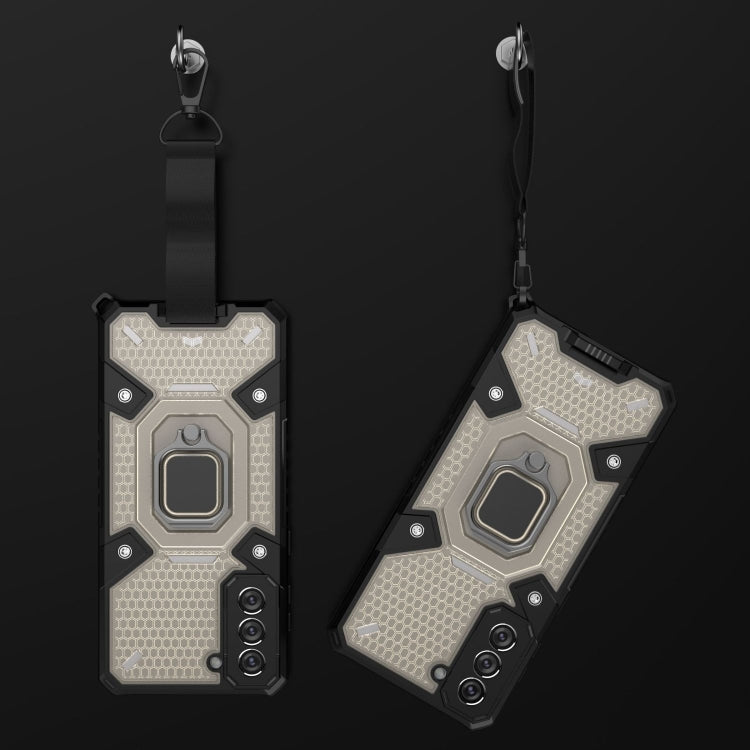 For Samsung Galaxy S21+ 5G Space PC+TPU Ring Holder Protective Case