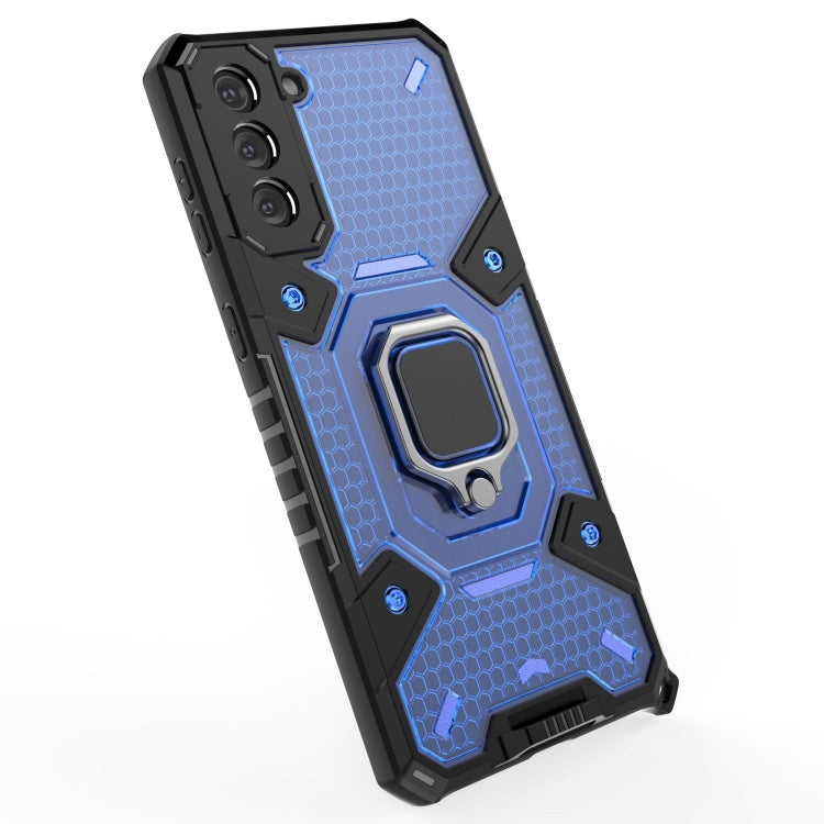 For Samsung Galaxy S21 Space PC+TPU Ring Holder Protective Case