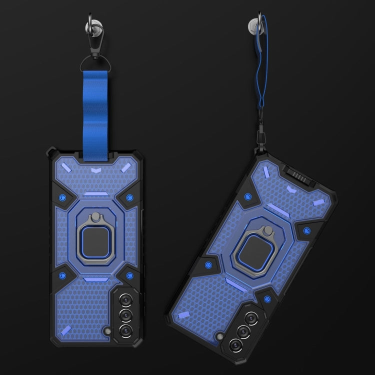 For Samsung Galaxy S21 Space PC+TPU Ring Holder Protective Case