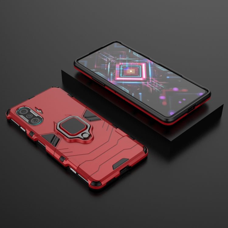 For Xiaomi Redmi K40 Gaming Shockproof PC + TPU Protective Case with Magnetic Ring Holder