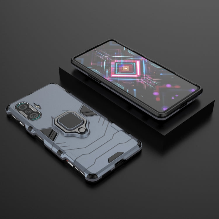 For Xiaomi Redmi K40 Gaming Shockproof PC + TPU Protective Case with Magnetic Ring Holder
