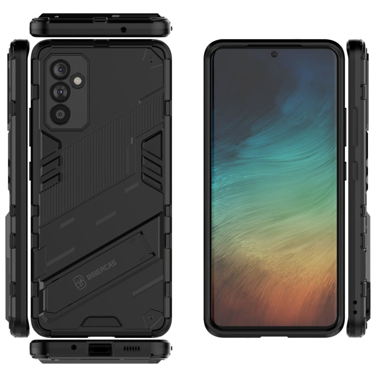 For Samsung Galaxy A82 5G Punk Armor 2 in 1 PC + TPU Shockproof Case with Invisible Holder