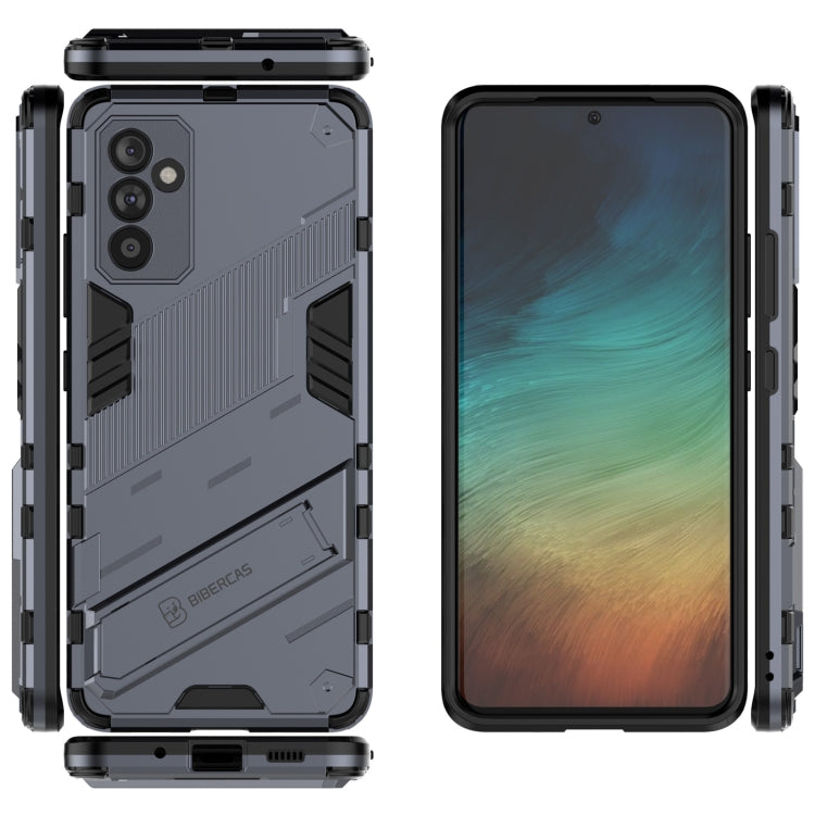 For Samsung Galaxy A82 5G Punk Armor 2 in 1 PC + TPU Shockproof Case with Invisible Holder