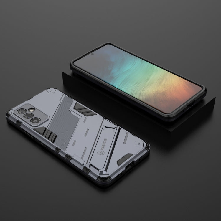 For Samsung Galaxy A82 5G Punk Armor 2 in 1 PC + TPU Shockproof Case with Invisible Holder