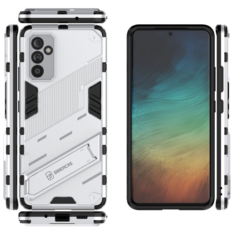 For Samsung Galaxy A82 5G Punk Armor 2 in 1 PC + TPU Shockproof Case with Invisible Holder