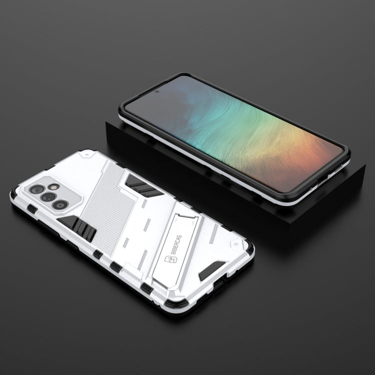 For Samsung Galaxy A82 5G Punk Armor 2 in 1 PC + TPU Shockproof Case with Invisible Holder