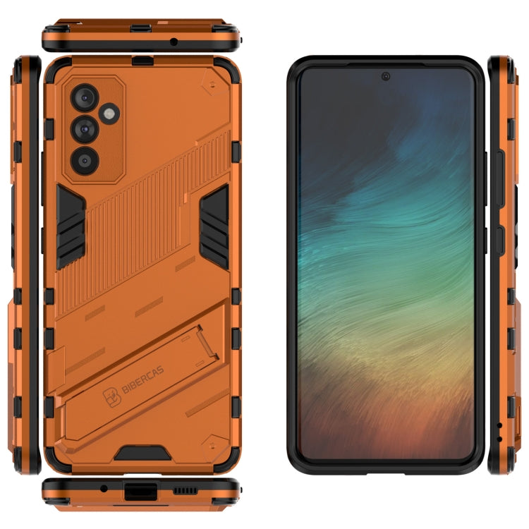 For Samsung Galaxy A82 5G Punk Armor 2 in 1 PC + TPU Shockproof Case with Invisible Holder