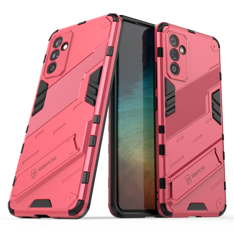 For Samsung Galaxy A82 5G Punk Armor 2 in 1 PC + TPU Shockproof Case with Invisible Holder