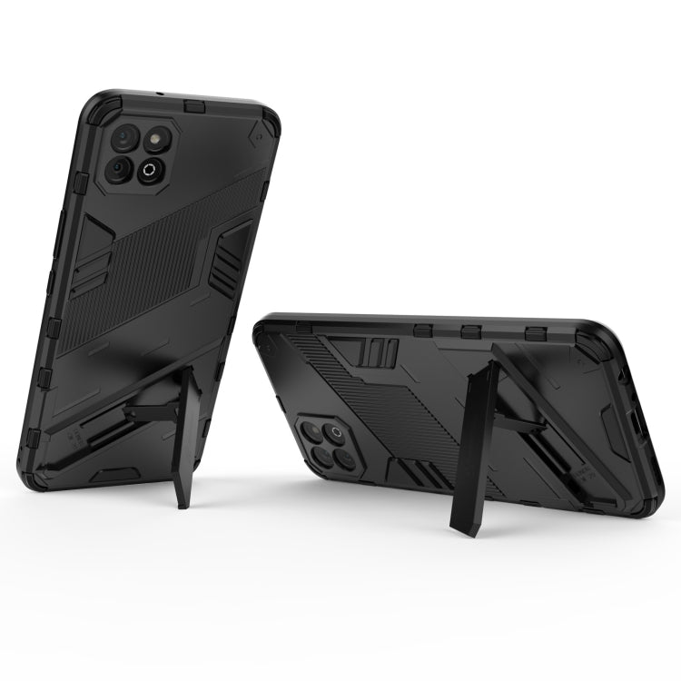 For Honor Play 20 Punk Armor 2 in 1 PC + TPU Shockproof Case with Invisible Holder