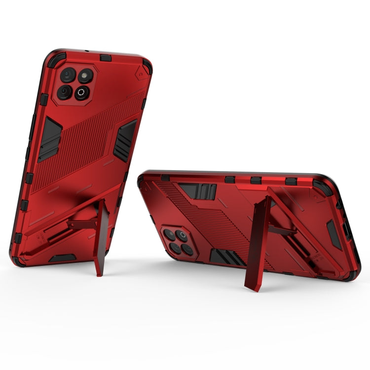For Honor Play 20 Punk Armor 2 in 1 PC + TPU Shockproof Case with Invisible Holder