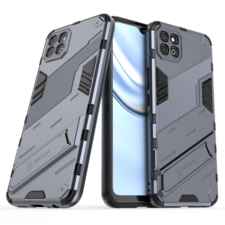 For Honor Play 20 Punk Armor 2 in 1 PC + TPU Shockproof Case with Invisible Holder