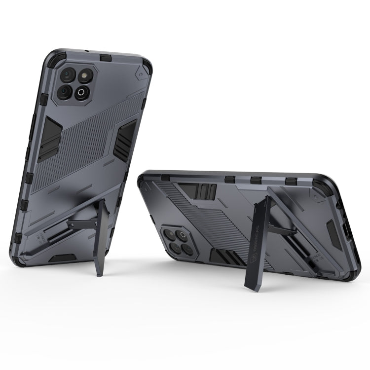 For Honor Play 20 Punk Armor 2 in 1 PC + TPU Shockproof Case with Invisible Holder
