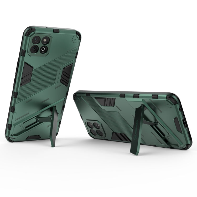 For Honor Play 20 Punk Armor 2 in 1 PC + TPU Shockproof Case with Invisible Holder