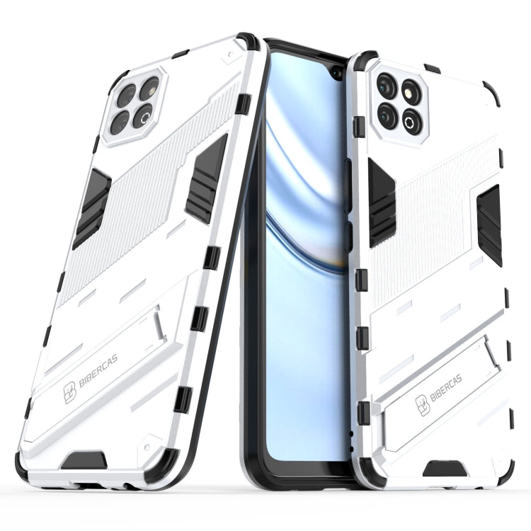 For Honor Play 20 Punk Armor 2 in 1 PC + TPU Shockproof Case with Invisible Holder