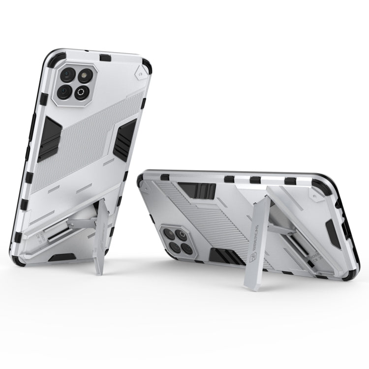 For Honor Play 20 Punk Armor 2 in 1 PC + TPU Shockproof Case with Invisible Holder