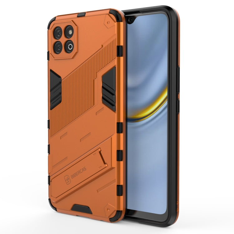 For Honor Play 20 Punk Armor 2 in 1 PC + TPU Shockproof Case with Invisible Holder