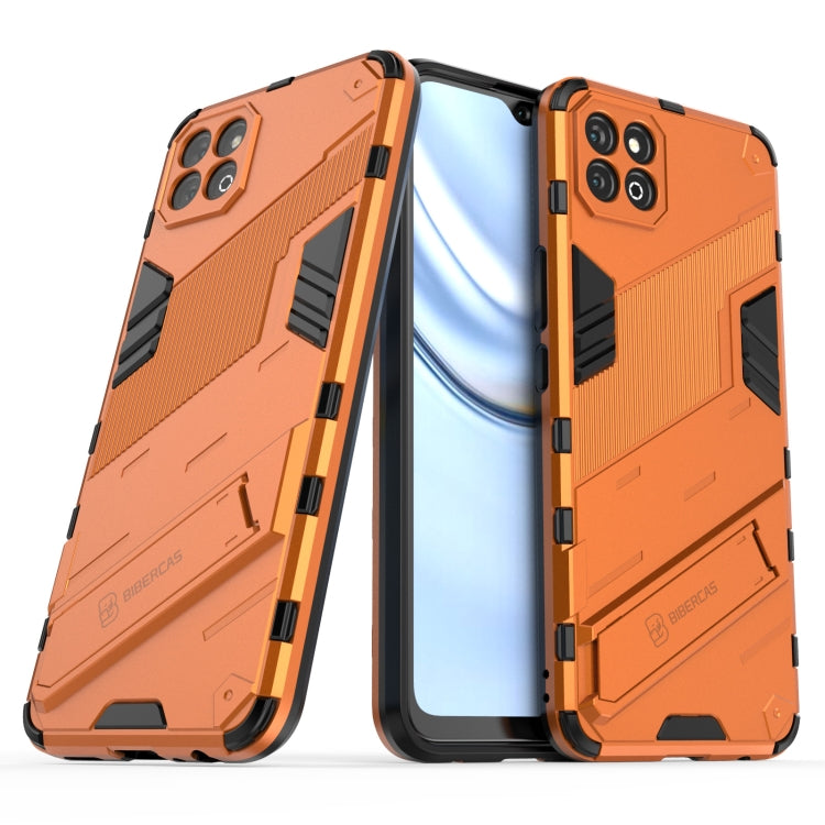 For Honor Play 20 Punk Armor 2 in 1 PC + TPU Shockproof Case with Invisible Holder