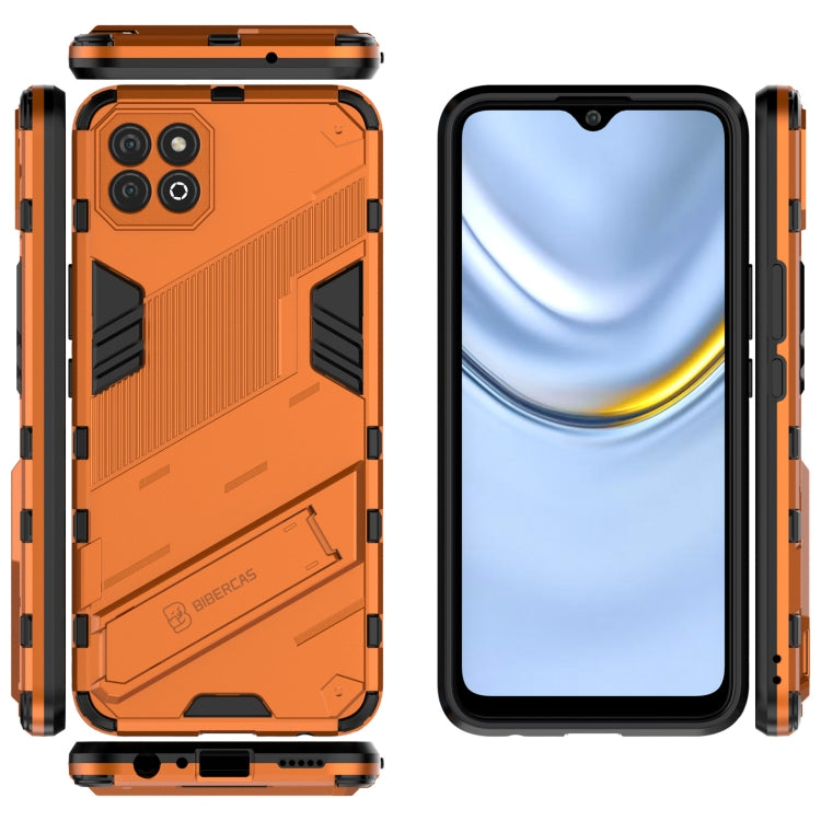 For Honor Play 20 Punk Armor 2 in 1 PC + TPU Shockproof Case with Invisible Holder