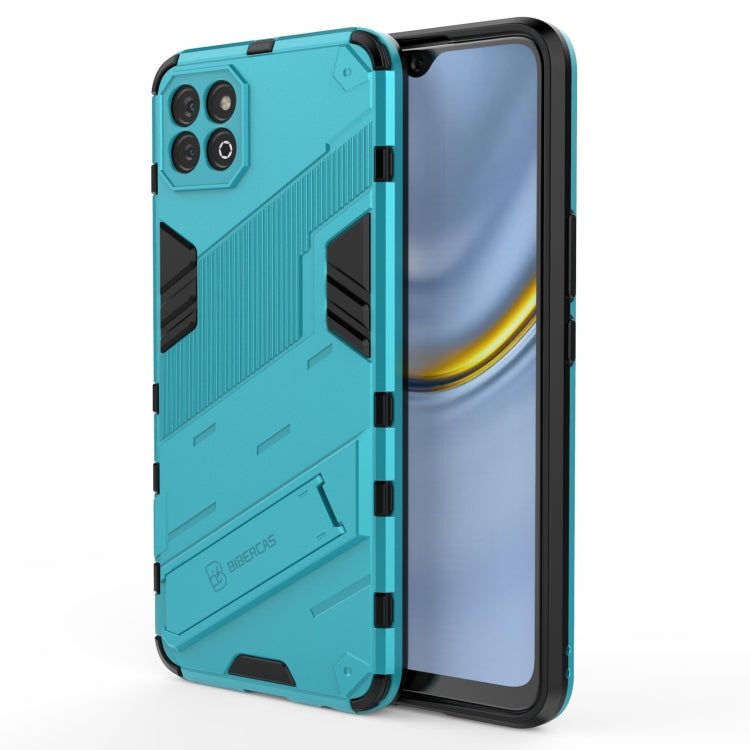 For Honor Play 20 Punk Armor 2 in 1 PC + TPU Shockproof Case with Invisible Holder