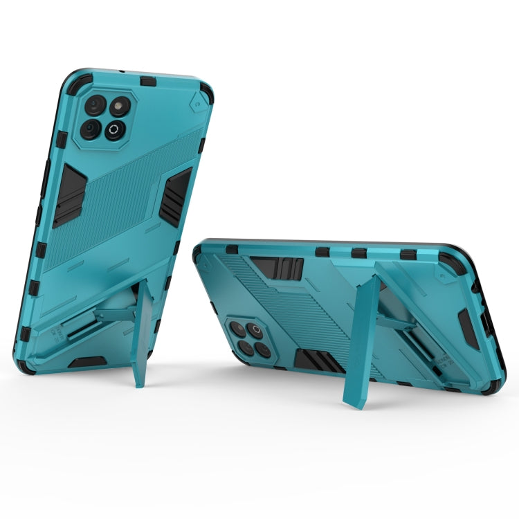 For Honor Play 20 Punk Armor 2 in 1 PC + TPU Shockproof Case with Invisible Holder