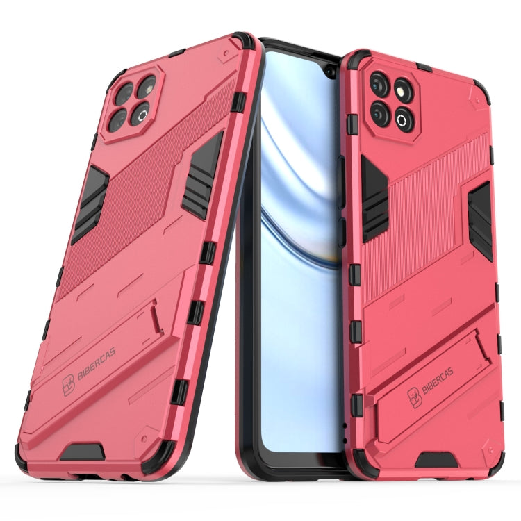 For Honor Play 20 Punk Armor 2 in 1 PC + TPU Shockproof Case with Invisible Holder