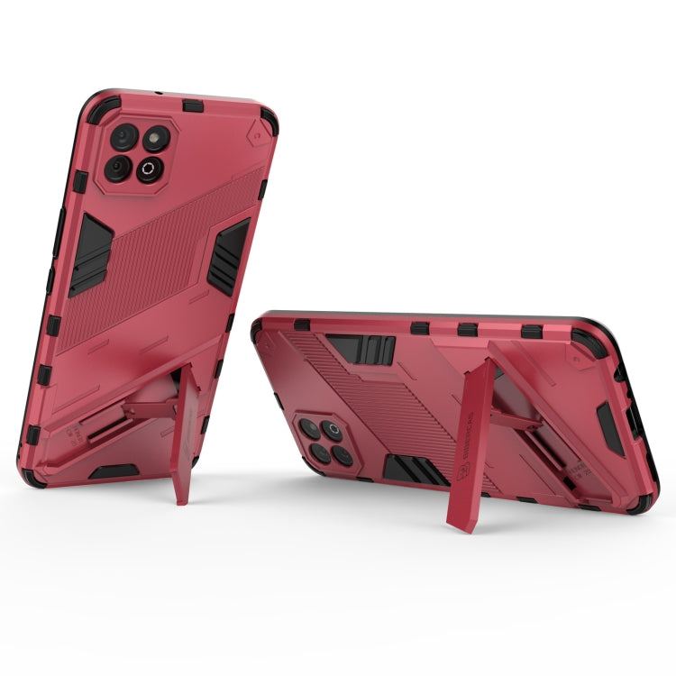 For Honor Play 20 Punk Armor 2 in 1 PC + TPU Shockproof Case with Invisible Holder