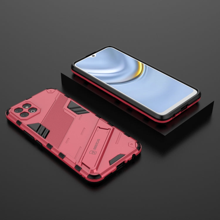 For Honor Play 20 Punk Armor 2 in 1 PC + TPU Shockproof Case with Invisible Holder