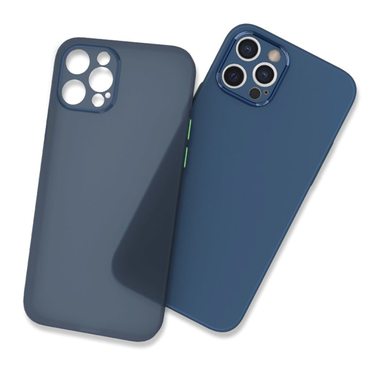 For iPhone 12 0.3mm Ultra-thin Frosted Soft Case with Detachable Buttons