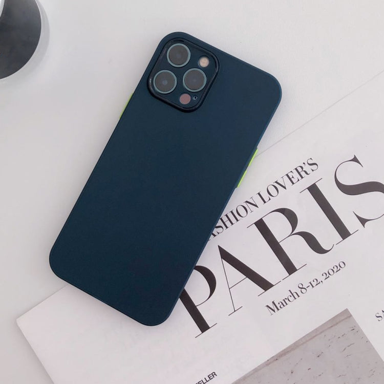 For iPhone 12 Pro Max 0.3mm Ultra-thin Frosted Soft Case with Detachable Buttons