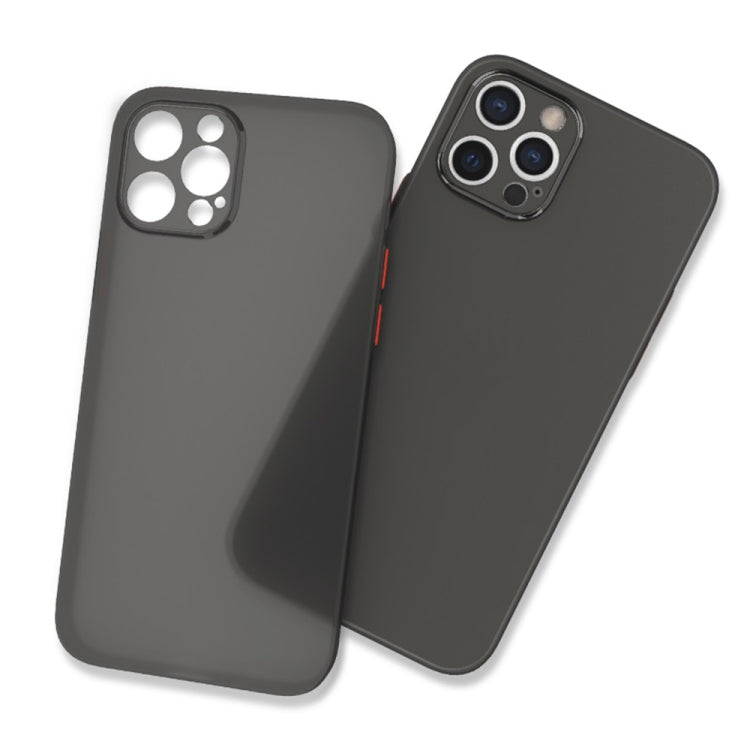 For iPhone 11 Pro Max 0.3mm Ultra-thin Frosted Soft Case with Detachable Buttons