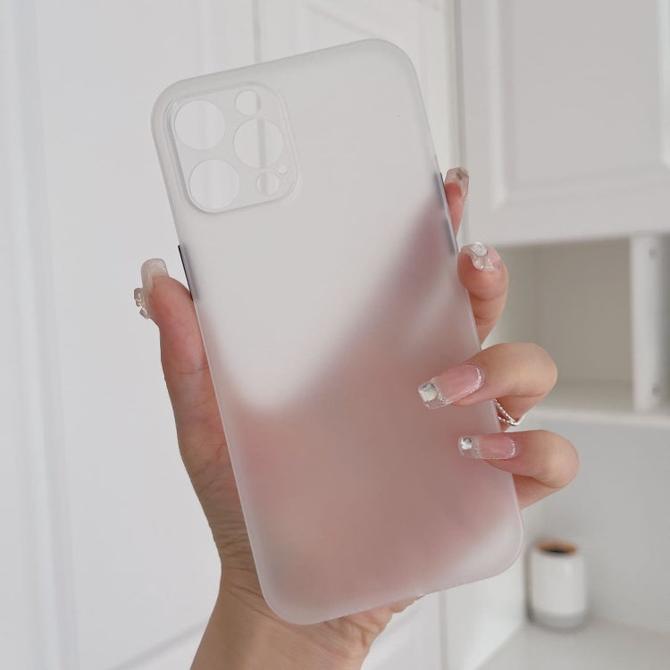 For iPhone 11 Pro Max 0.3mm Ultra-thin Frosted Soft Case with Detachable Buttons
