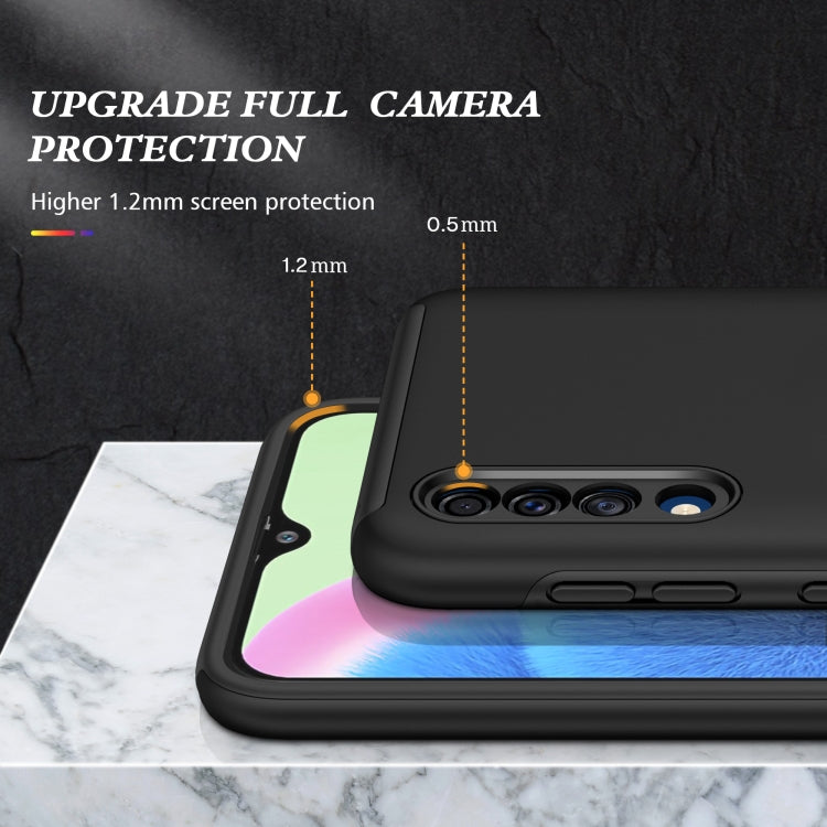 For Samsung Galaxy A30s / A50s / A50 PC + TPU Shockproof Magnetic Protective Case with Invisible Ring Holder