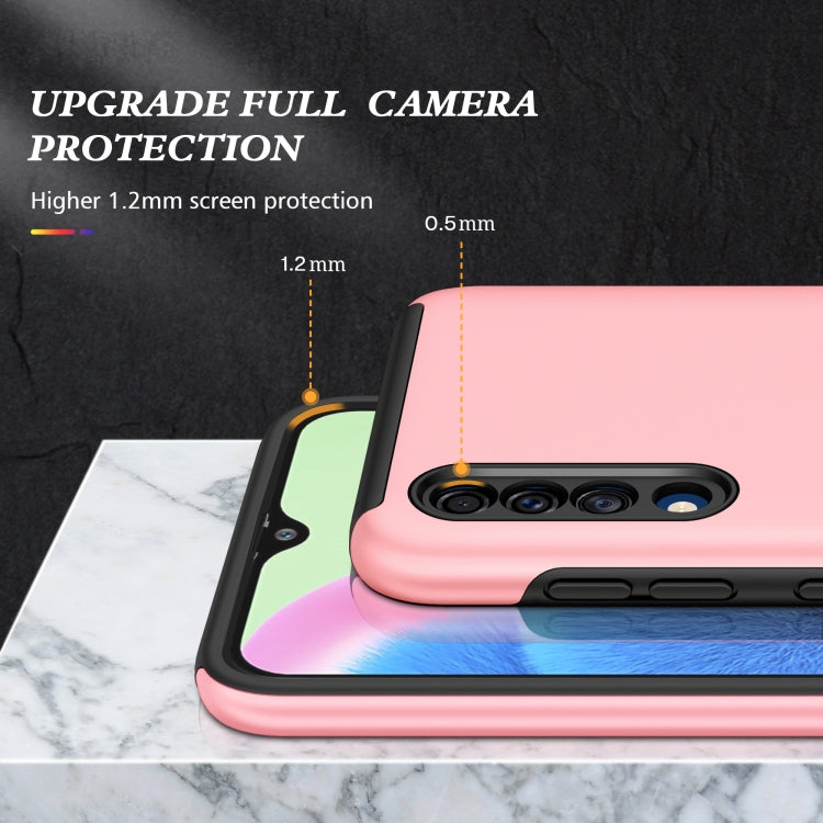 For Samsung Galaxy A30s / A50s / A50 PC + TPU Shockproof Magnetic Protective Case with Invisible Ring Holder