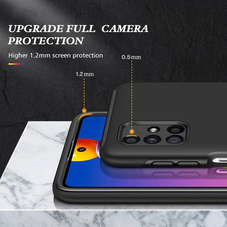 For Samsung Galaxy M51 PC + TPU Shockproof Magnetic Protective Case with Invisible Ring Holder