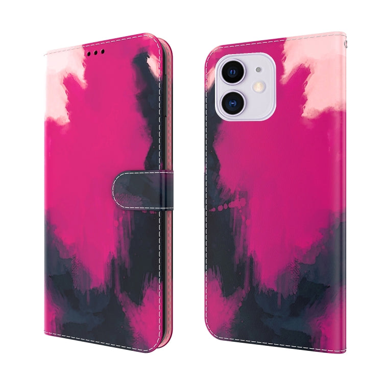 Watercolor Pattern Horizontal Flip Leather Case with Holder & Card Slot & Wallet For iPhone 11