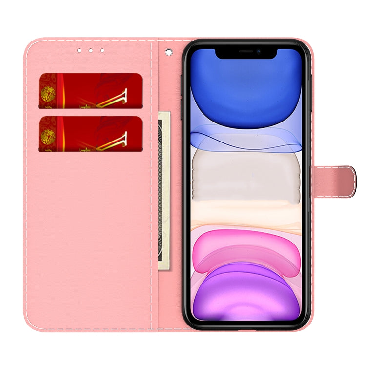 Watercolor Pattern Horizontal Flip Leather Case with Holder & Card Slot & Wallet For iPhone 11