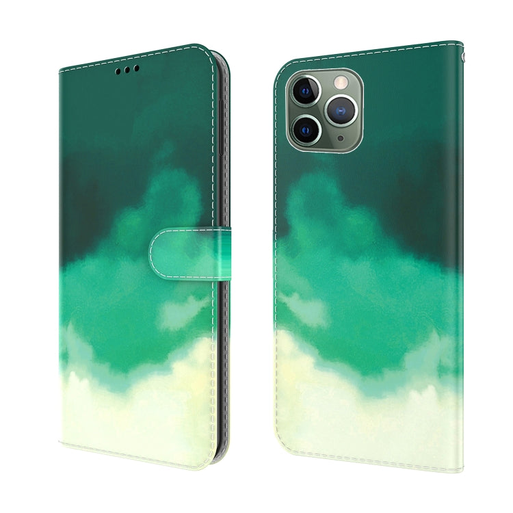 Watercolor Pattern Horizontal Flip Leather Case with Holder & Card Slot & Wallet For iPhone 11 Pro
