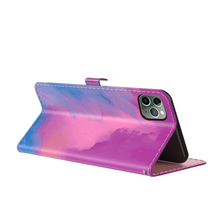Watercolor Pattern Horizontal Flip Leather Case with Holder & Card Slot & Wallet For iPhone 11 Pro